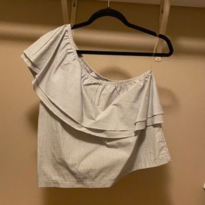 One Shoulder Crop Top